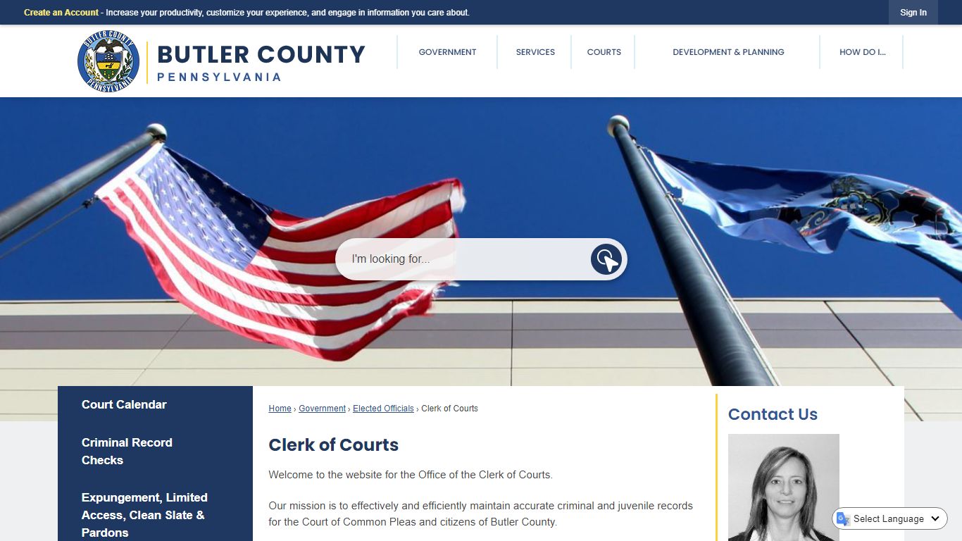Clerk of Courts | Butler County, PA